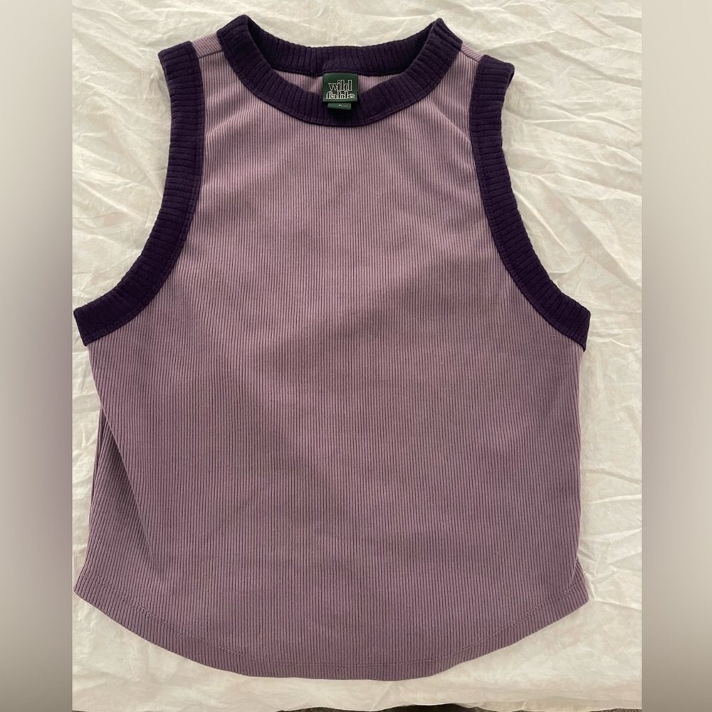 Wild Fable: High neck purple tank top, Target Brand, Size Small